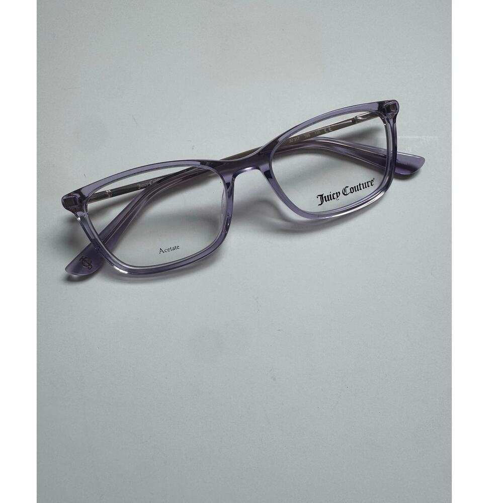 NEW Juicy Couture JU 317 lavender clear eyeglasses